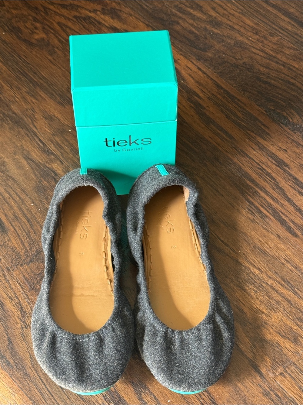 Tieks Charcoal Gray Women's Flats - Picture 5 of 13